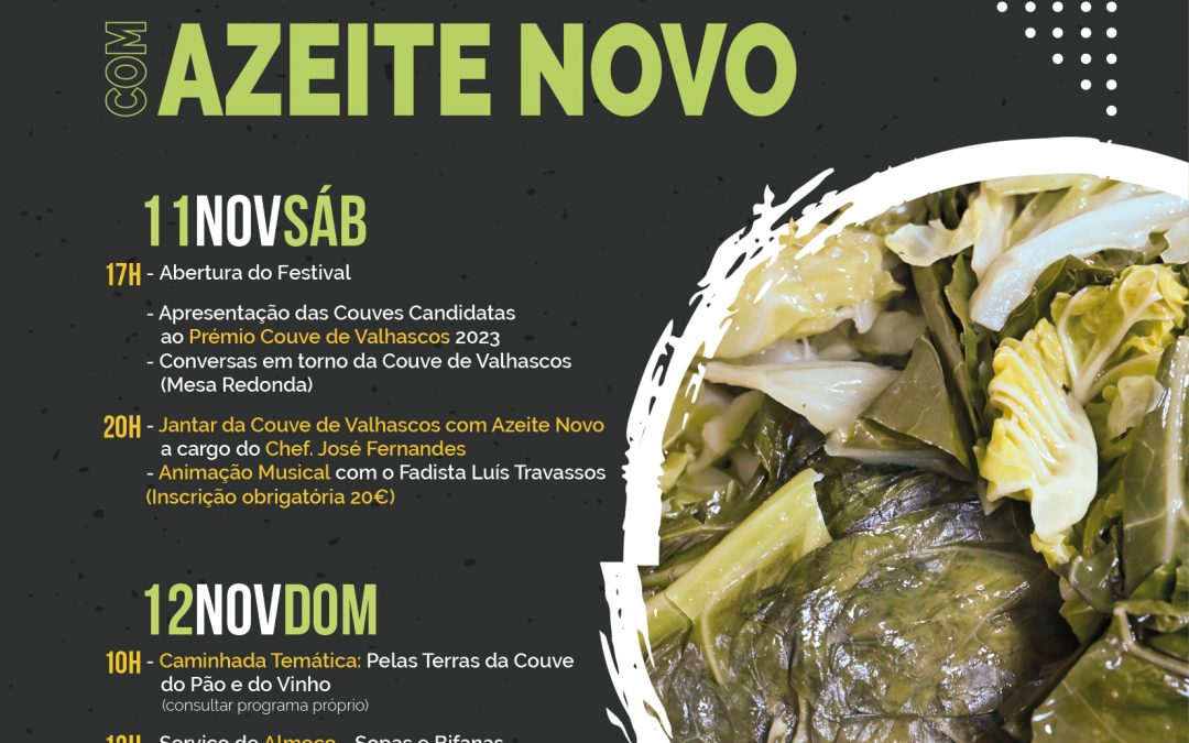 3º Festival da Couve de Valhascos com Azeite Novo