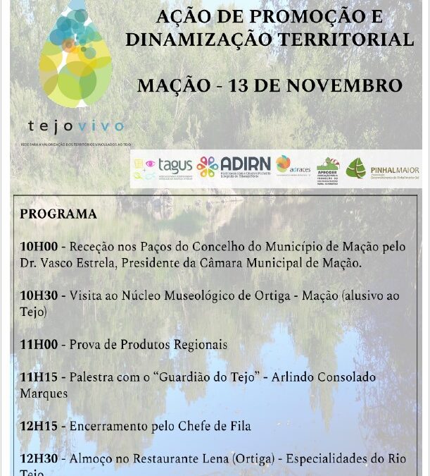 TEJO VIVO – Ação de promoção e dinamização territorial PINHAL MAIOR